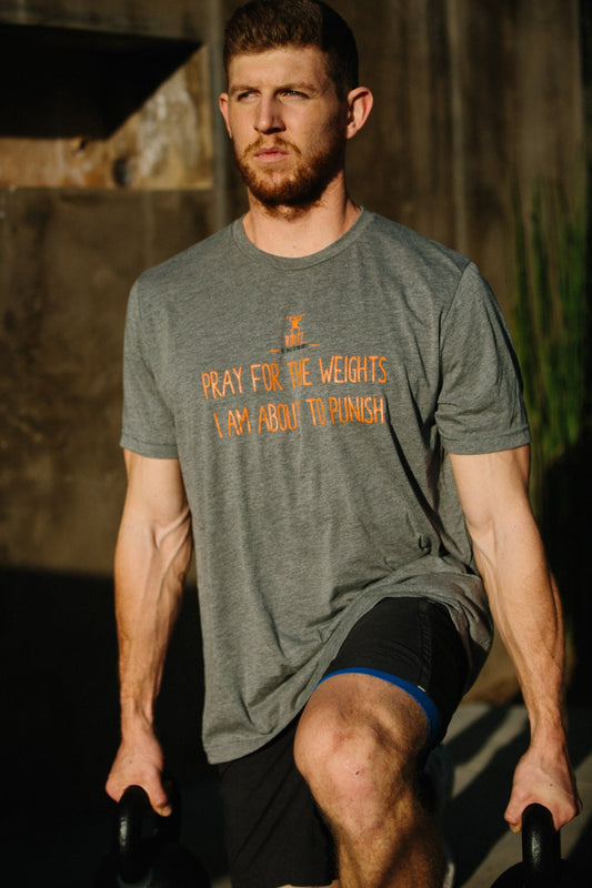 "PRAY FOR THE WEIGHTS I AM ABOUT TO PUNISH" T-Shirt